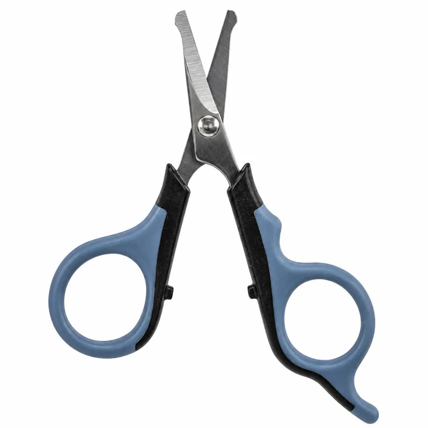 Ножиці Trixie Face and Paw Scissors із закругленими кінцями для стрижки обличчя та лап 12 см