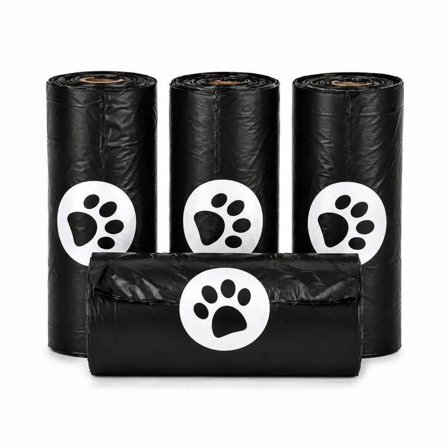 Пакети AnimAll для прибирання за тваринами 15*4 шт чорні
