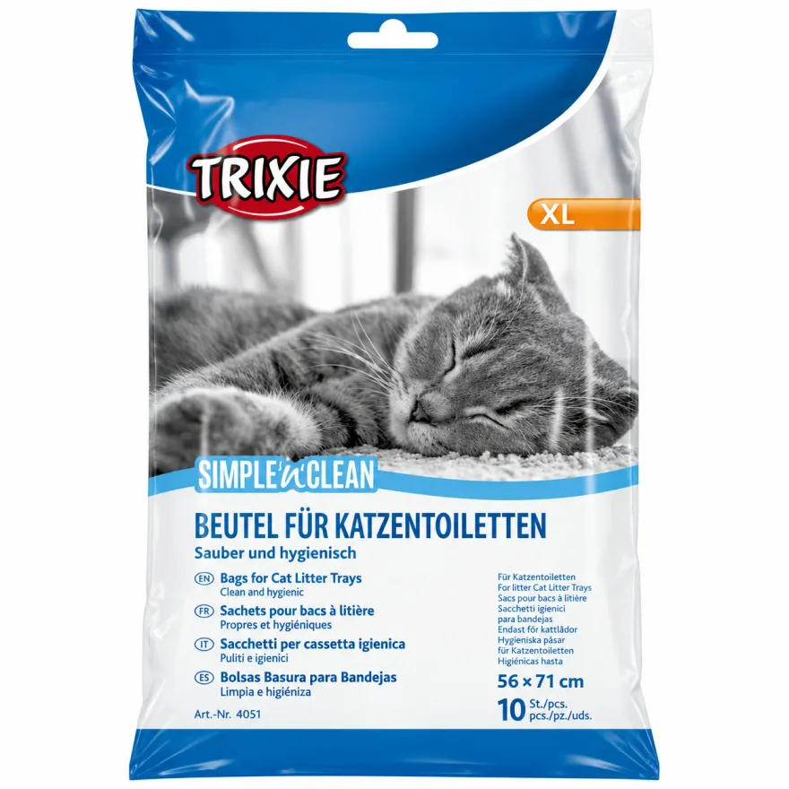 Пакети для котячого туалету Trixie Simple & Clean Bags XL 10 шт 71*56 см