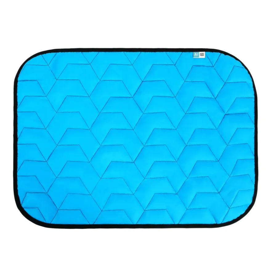 Підстилка для собак AiryVest S блакитно-чорна 55*40 см