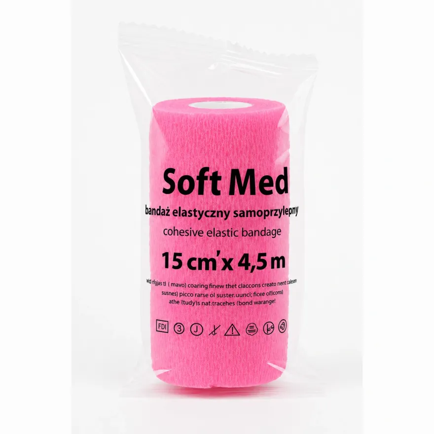 Пов'язка фіксувальна Soft Med 15 см * 4,5 м