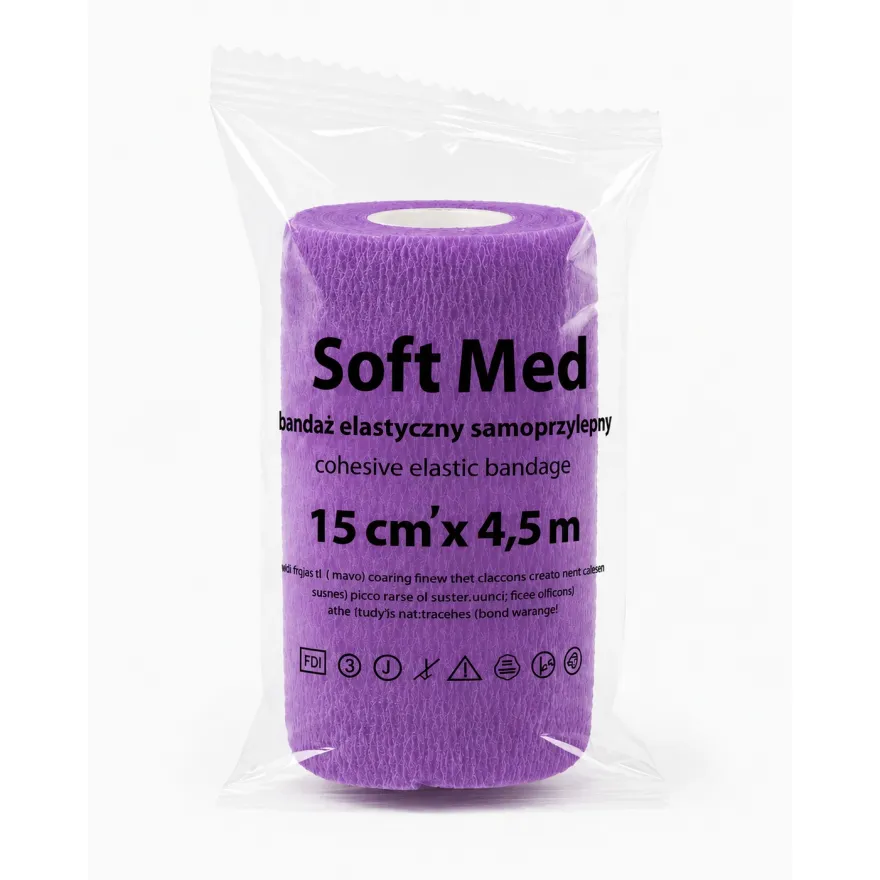 Пов'язка фіксувальна Soft Med 15 см * 4,5 м