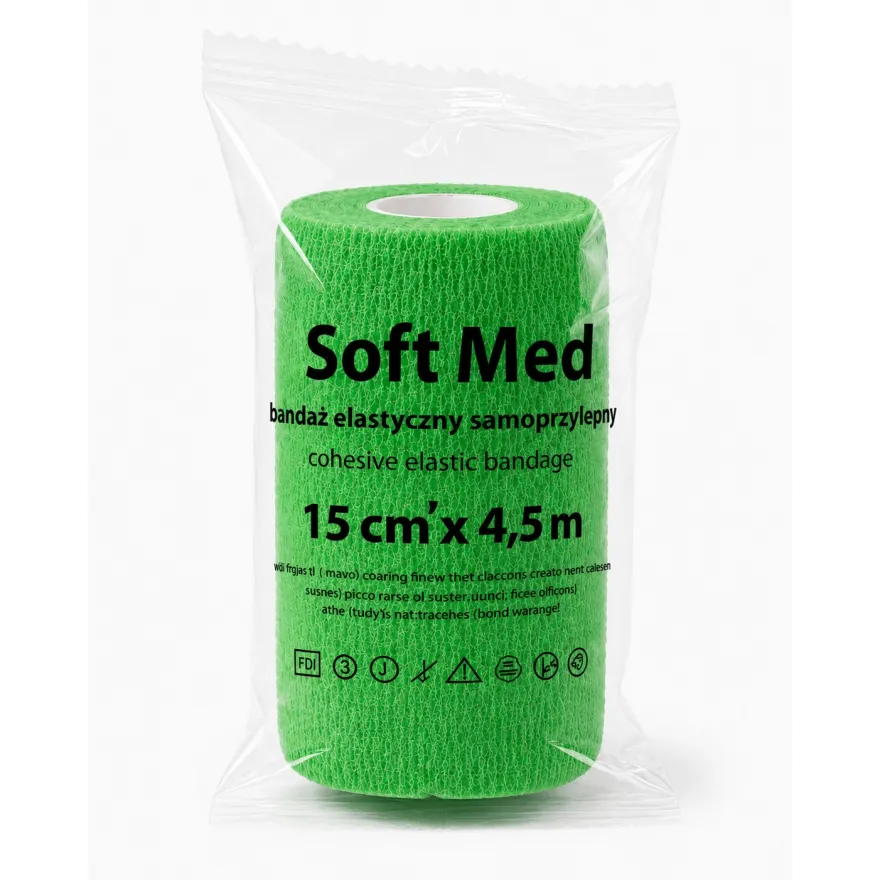 Пов'язка фіксувальна Soft Med 15 см * 4,5 м