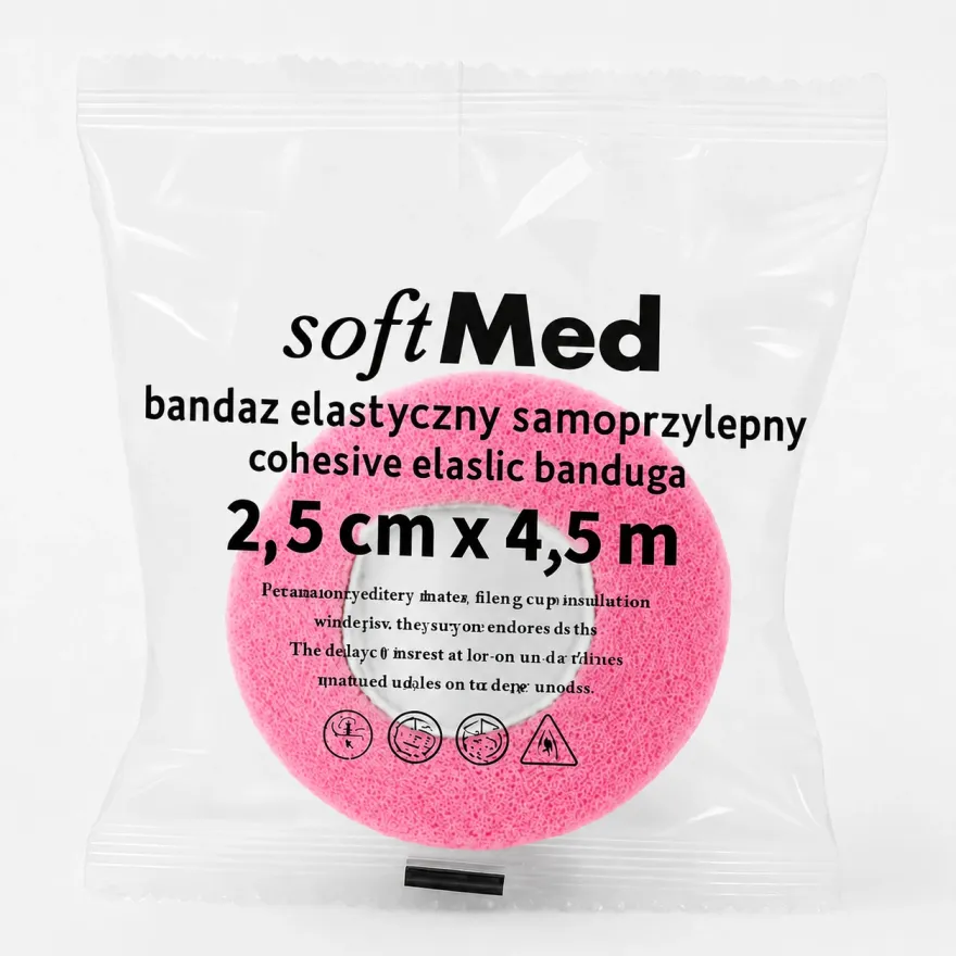 Пов'язка фіксувальна Soft Med 2,5 см * 4,5 м