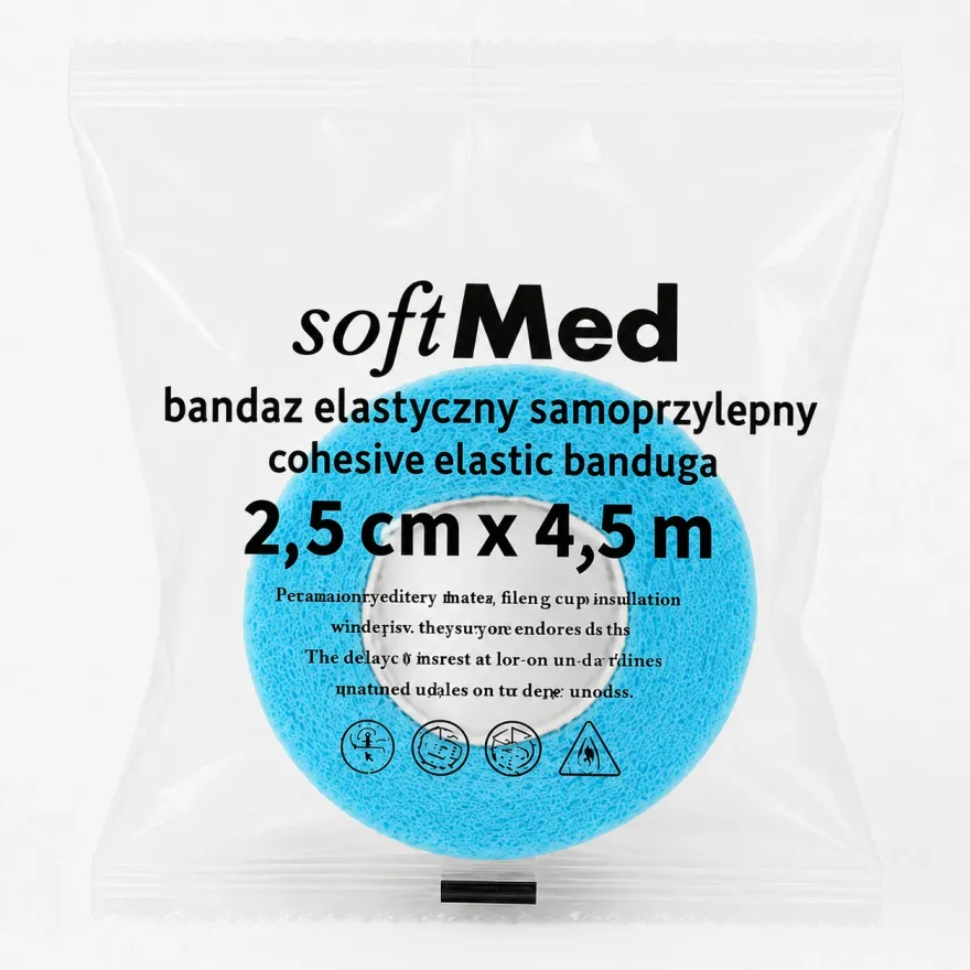 Пов'язка фіксувальна Soft Med 2,5 см * 4,5 м
