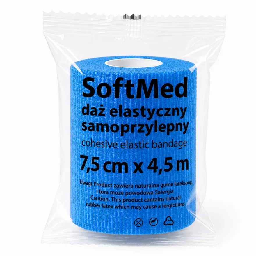 Пов'язка фіксувальна Soft Med 7,5 см * 4,5 м