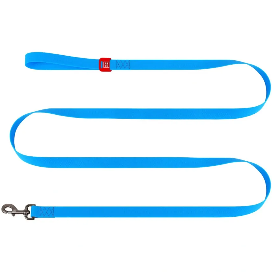 Повідець для собак WAUDOG Waterproof Collartex S 1.5*183 см блакитний