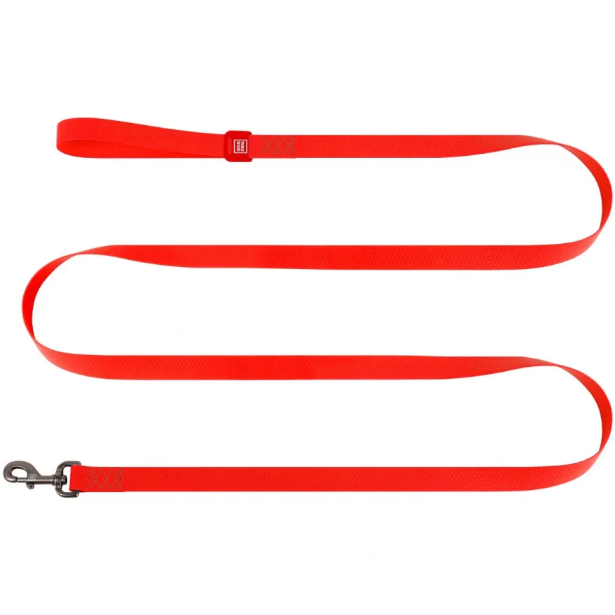Повідець для собак WAUDOG Waterproof Collartex S 1.5*183 см червоний