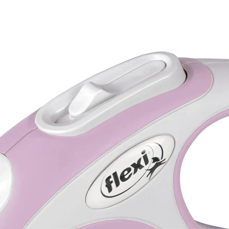 Повідець-рулетка Flexi New Comfort XS для собак вагою до 12 кг стрічка 3 м бузкова