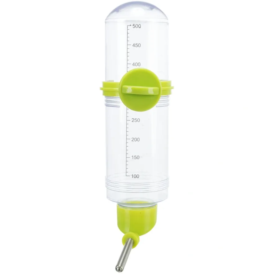 Поїлка для гризунів Trixie Plastic Water Bottle пластикова салатова 500 мл