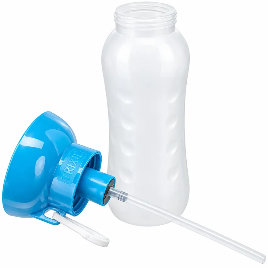 Поїлка дорожня Trixie Bottle with Drinking Bowl з мискою 550 мл