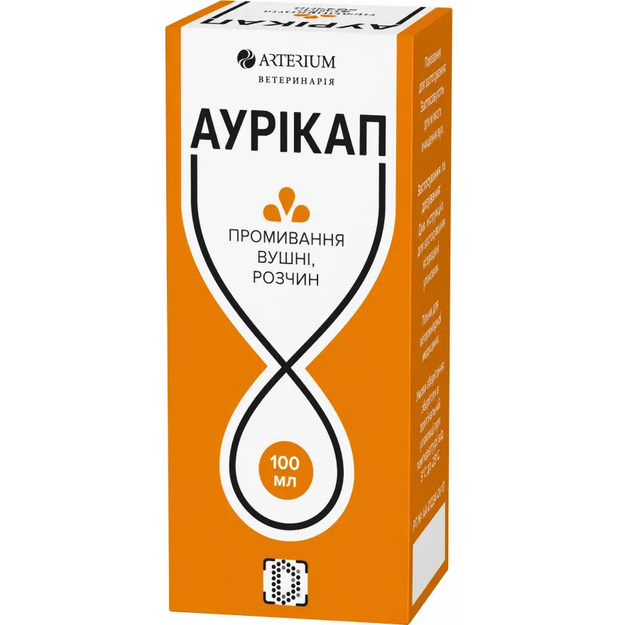 Розчин для очищення вух Arterium Аурікап для собак і котів 100 мл