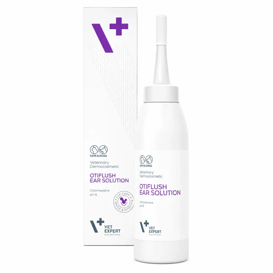 Розчин для очищення вух Vet Expert OtiFlush Ear Solution для собак і котів 125 мл