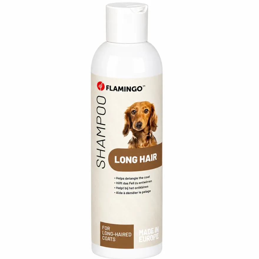Шампунь Flamingo Long Hair для длинношерстных собак 300 мл