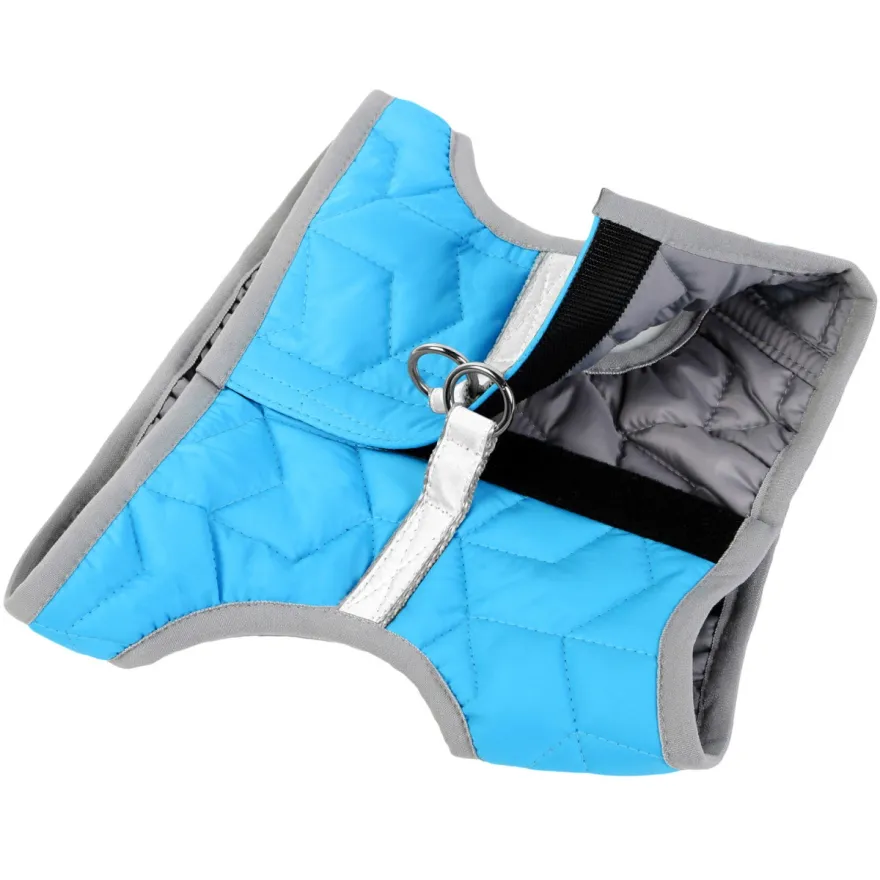 Шлея для собак AiryVest ONE м'яка XS2 блакитна