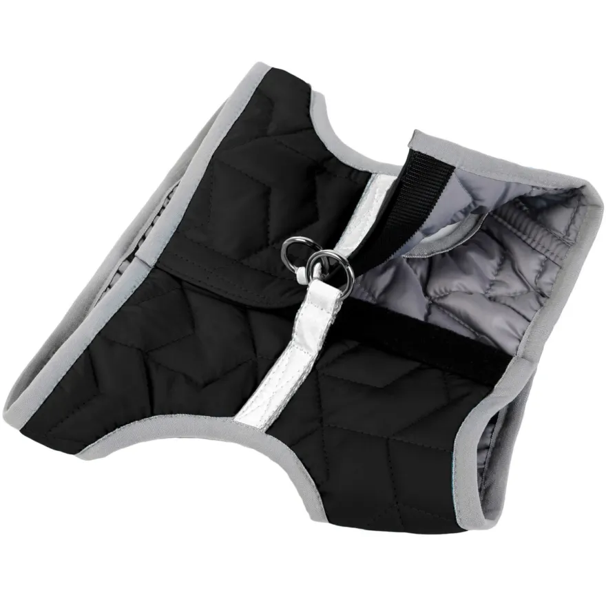 Шлея для собак AiryVest ONE м'яка XS2 чорна