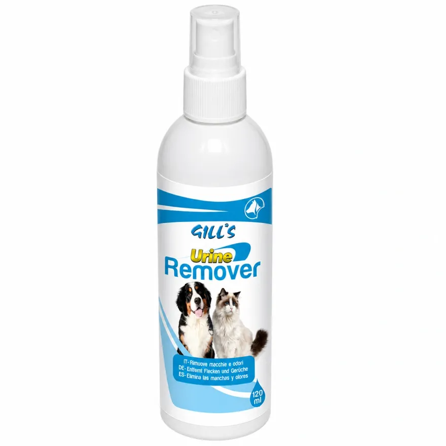 Спрей Croci Gill's Urine Remover для нейтралізації запахів та видалення плям сечі тварин 120 мл Спрей Croci Gill's Urine Remover для нейтралізації запахів та видалення плям сечі тварин 120 мл
