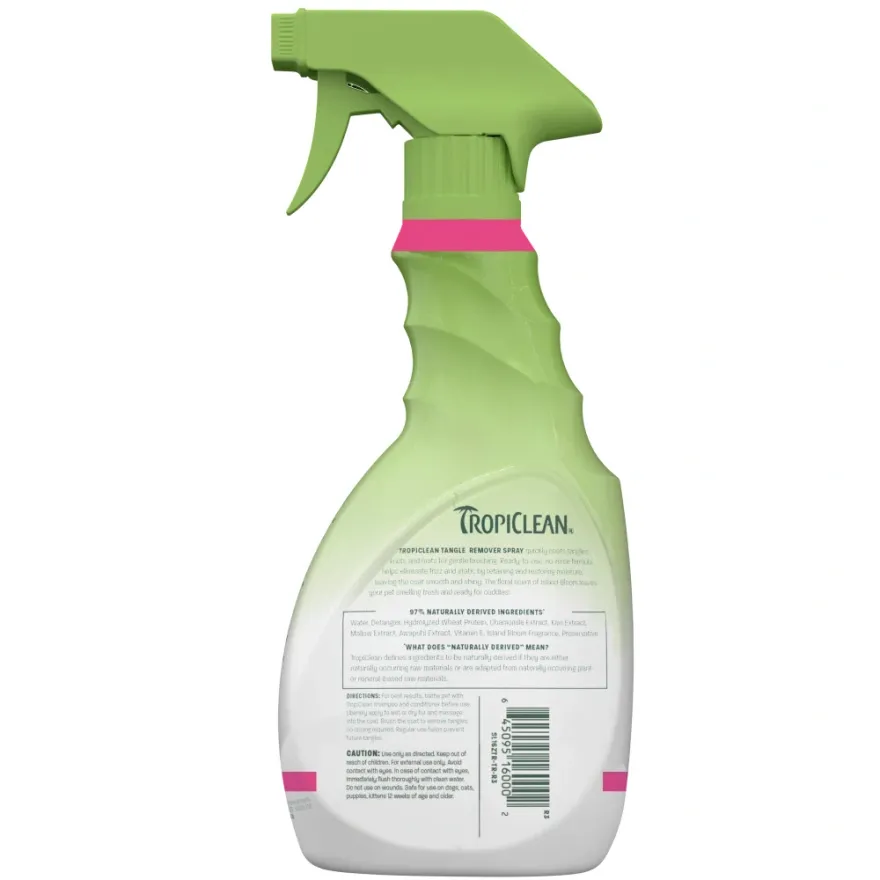 Спрей TropiClean Tangle Remover для розплутування ковтунів у котів і собак 473 мл