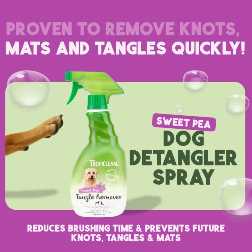 Спрей TropiClean Tangle Remover для розплутування ковтунів у котів і собак 473 мл
