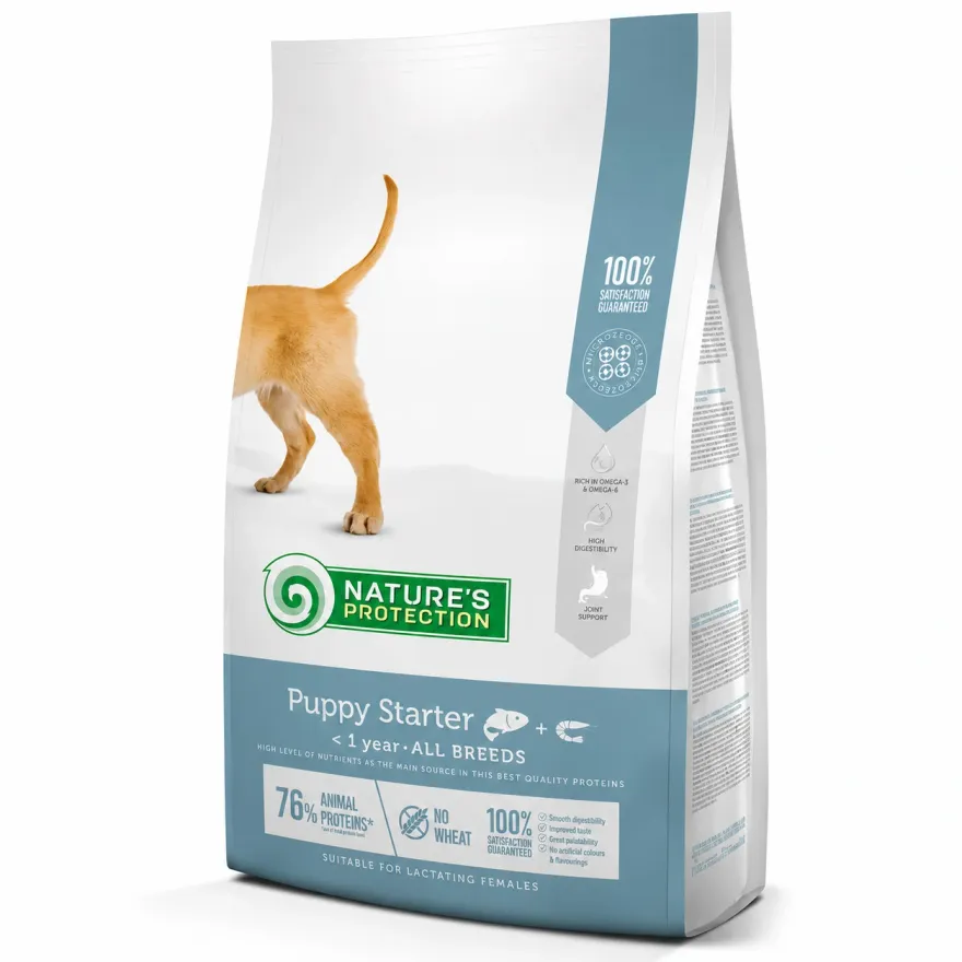 Сухий корм для цуценят усіх порід Nature's Protection Puppy starter All Breeds з лососем і крилем 2 кг Сухий корм для цуценят усіх порід Nature's Protection Puppy starter All Breeds з лососем і крилем 2 кг