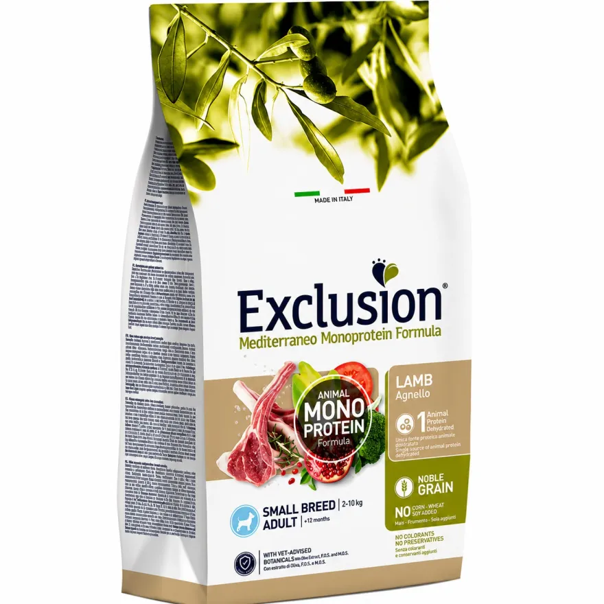 Сухий корм для дорослих собак малих порід Exclusion Adult Lamb Small Breed з ягням 500 г Сухий корм для дорослих собак малих порід Exclusion Adult Lamb Small Breed з ягням 500 г