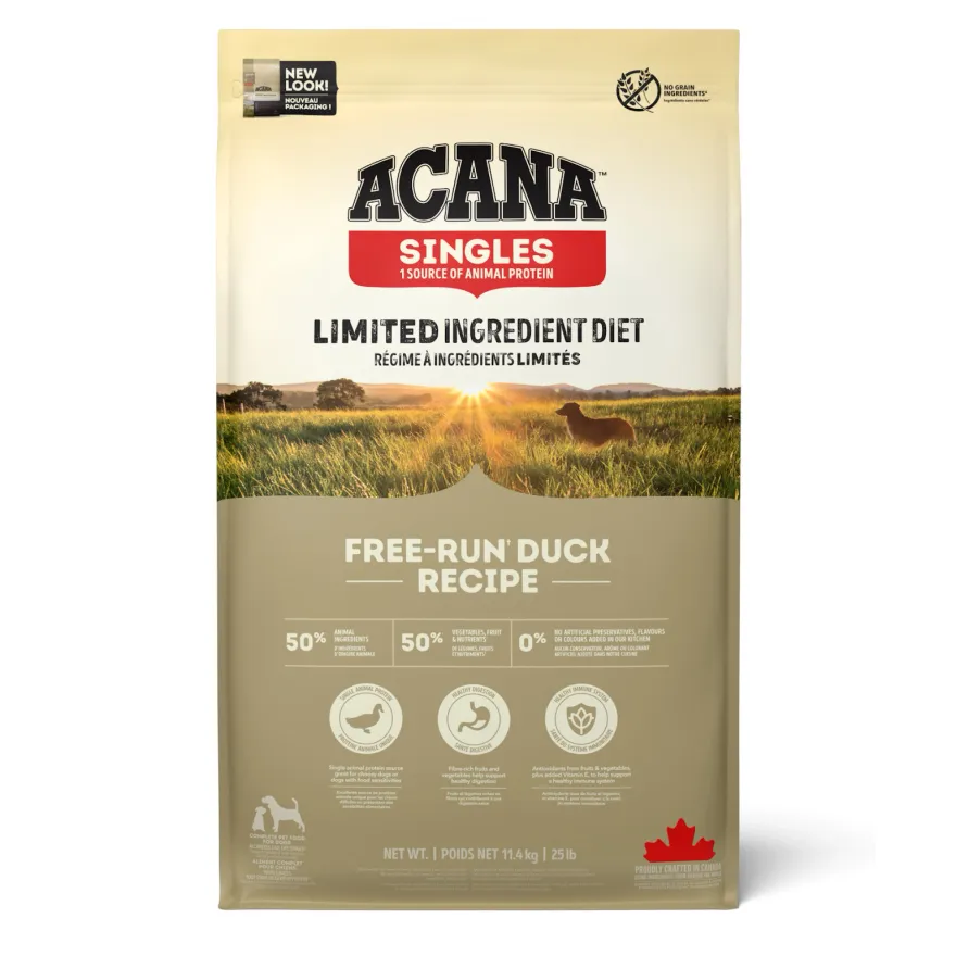 Сухой корм для собак всех пород Acana Free-Run Duck с уткой 2 кг