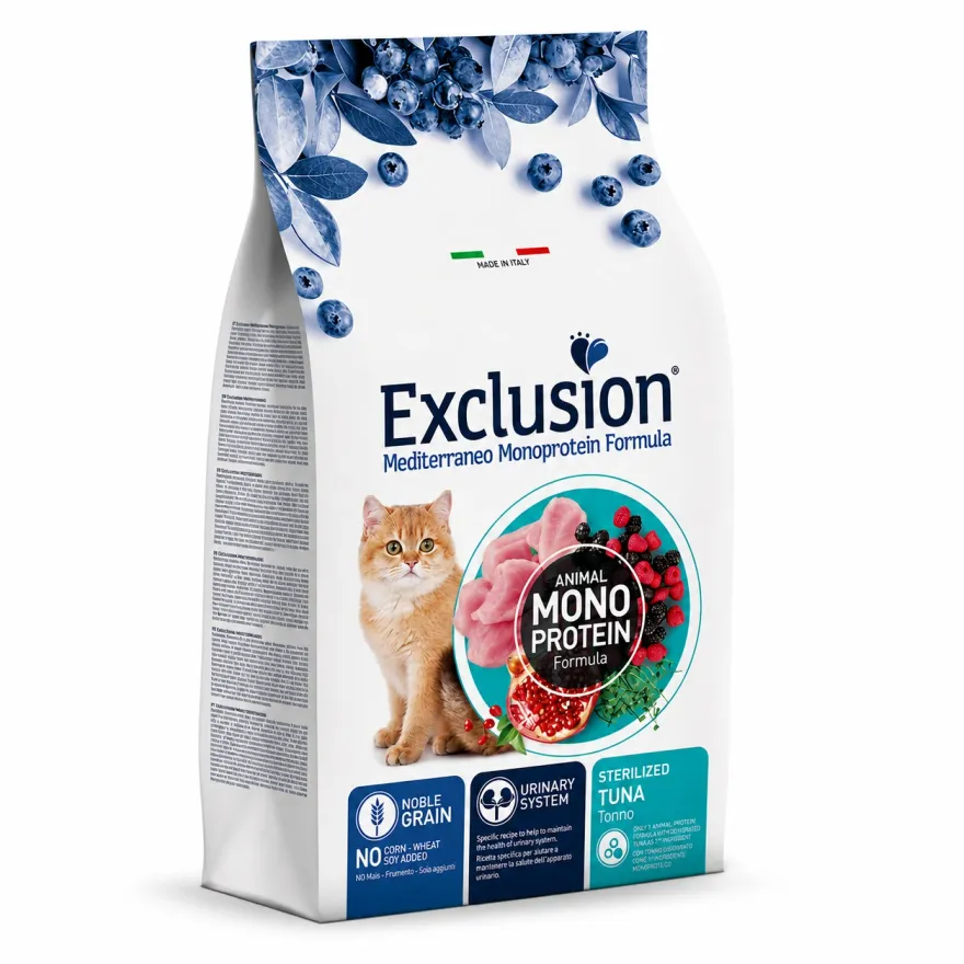Сухий корм для стерилізованих котів Exclusion Sterilized Tuna з тунцем 300 г