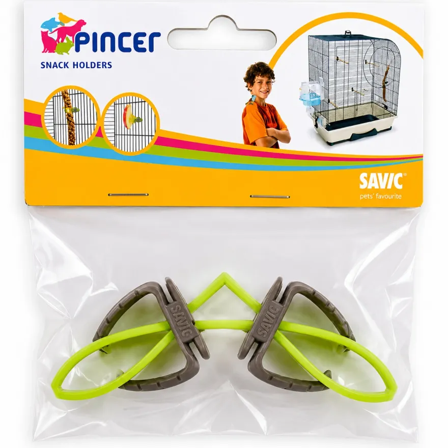 Тримач для корму та ласощів для птахів Savic Pincer Snack Holder 2 шт