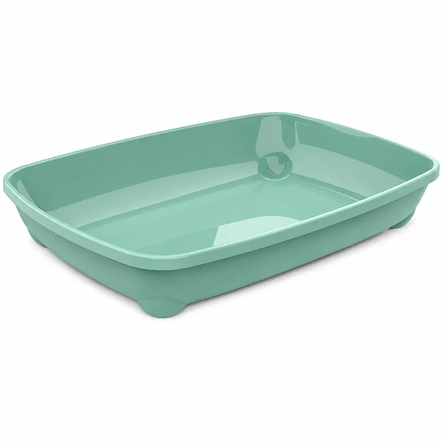 Туалет для кошенят Moderna Arist-O-Tray Small світло-зелений 37х27,9x6,2 см