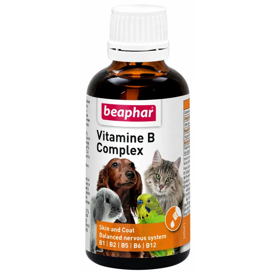 Вітамінно-мінеральний комплекс Beaphar Vitamine B Complex Вітаміни групи В та мінерали для домашніх тварин 50 мл