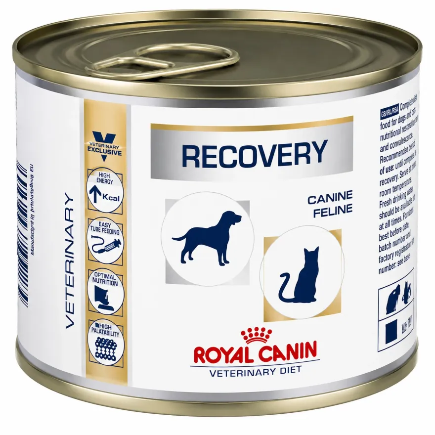 Вологий корм для дорослих собак та котів Royal Canin Recovery в період відновлення після хвороби, мус 195 г