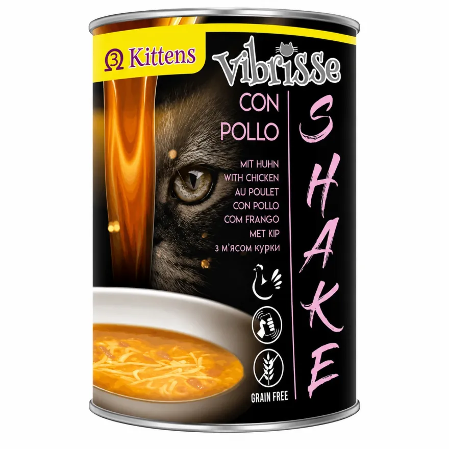 Вологий корм для кошенят Vibrisse Shake Chicken Суп з куркою 135 г