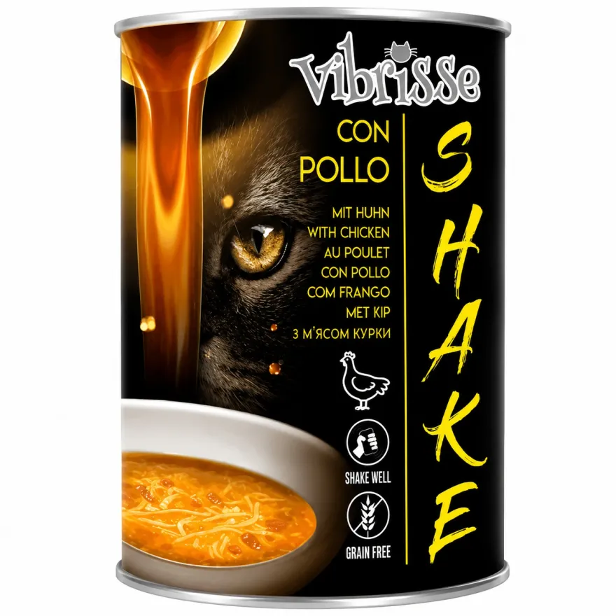 Вологий корм для котів Vibrisse Shake Chicken Суп з куркою 135 г