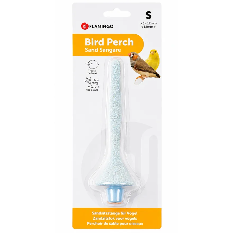 Жердина для птахів Flamingo Bird Perch Sand Sangare S піщана 18 см / 0,8-1,2 см