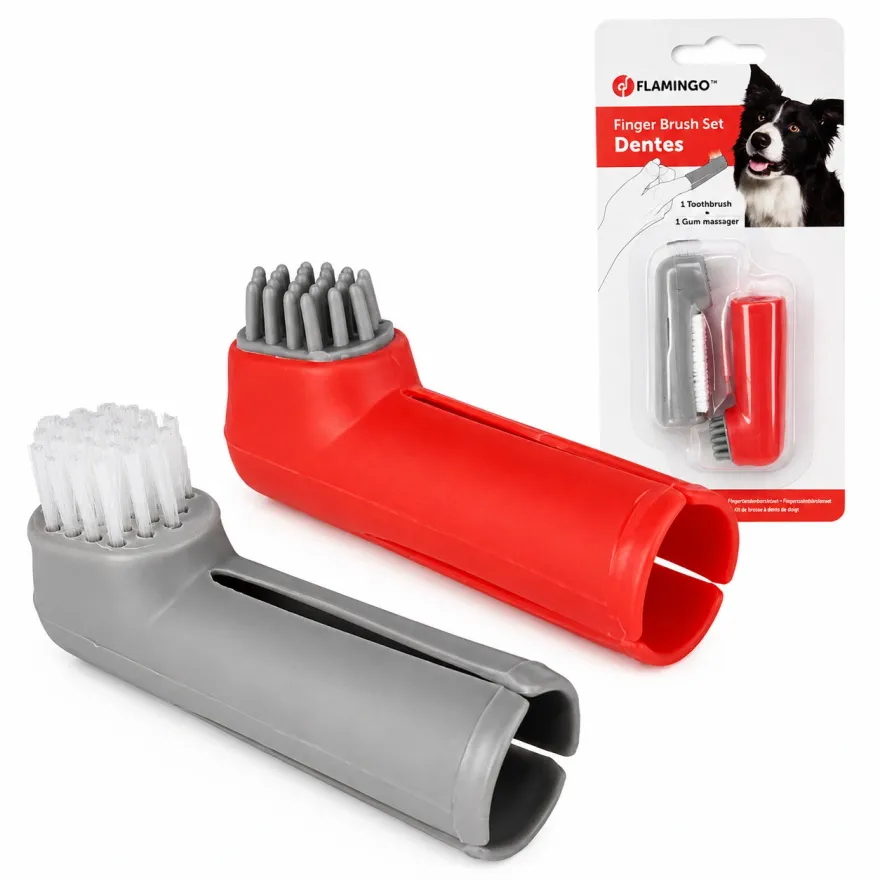 Зубні щітки на палець Flamingo Finger Toothbrush 2 шт
