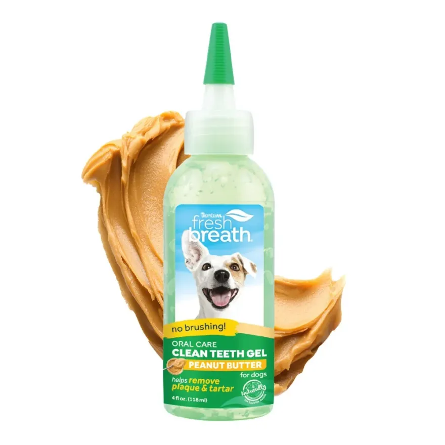 Зубний гель TropiClean "Свіжий подих" (No Brush) для догляду за ротовою порожниною собак 118 мл