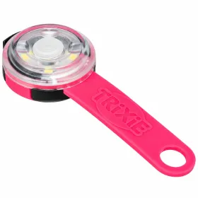 Брелок-ліхтарик для собак Trixie Flasher USB круглий, рожевий 3х8 cм