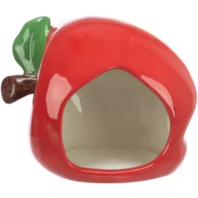 Будиночок для хом'яків та мишей Trixie Ceramic House яблуко, керамічний 13*10*10 см