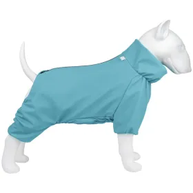 Дощовик для собак WAUDOG Clothes водонепроникний S40 блакитний