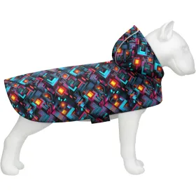 Дощовик-накидка для собак WAUDOG Clothes"Нескінченні світи" з капюшоном XS