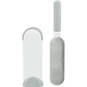Двостороння щітка для очищення від шерсті Trixie Lint Brush з очищувальною базою, біла/сіра 33 см