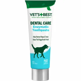 Ензимна зубна паста-гель VET`S BEST Dental Gel Toothpaste для догляду за зубами і ротовою порожиною собак 103 мл