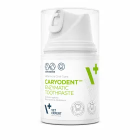 Ензимна зубна паста Vet Expert Caryodent для догляду за ротовою порожниною котів і собак 50 мл