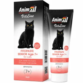 Фітопаста для котів AnimAll VetLine Fitopaste Senior Age 7+ для котів старших 7-ми років 100 г