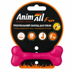 Іграшка для собак AnimAll Fun Кістка коралова 8 см