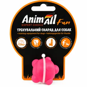 Іграшка для собак AnimAll Fun Куля молекула коралова 3 см