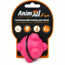 Іграшка для собак AnimAll Fun Куля молекула коралова 5 см