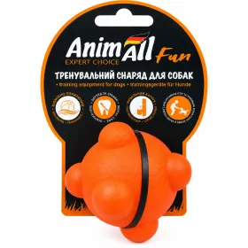 Іграшка для собак AnimAll Fun Куля молекула помаранчева 5 см