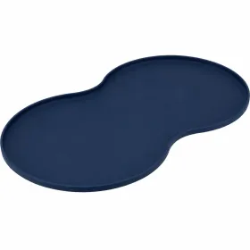 Килимок під миски Trixie Place Mat cиліконовий синій 48х27 см