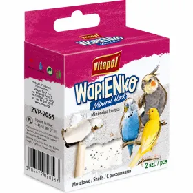 Крейда для папуг Vitapol WAPIENKO з мушлями 2 шт 40 г